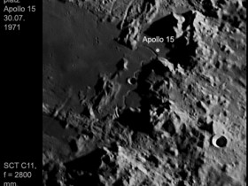 Rima Hadley, Ausschnitt (Landeplatz Apollo 15, 1971), 19.05.2021