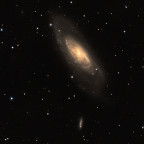 M106 - eine Spiralgalaxie im Sternbild Jagdhunde
