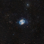 M27 Dumbbell Nebula - 30 Minuten in einer Wolkenlücke mit dem Seestar S50Pro