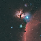 NGC 2024, Flammennebel, und Umgebung