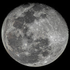 Abnehmender Mond (95,5 %) am 27.01.2024