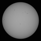 Sonne im Weißlicht vom 28.3.2026