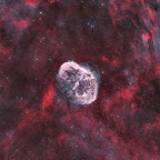NGC6888 "Crescent Nebula" in HOO