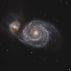 Zwischenstand beim Messier 51 Projekt…