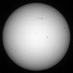 Sonne 13.04.2024 - 8" Newton - EOS 700D - Weißlicht
