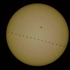 ISS, Sonne, Wind und Saharastaub am 08.04.2024