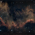 NGC7000 mit der Vaonis-Stellina (Version 2 - 4,63 Stunden belichtet)