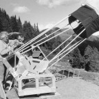 Der alte 30" f4.0 Dobson  im Jahr 1996 auf dem ITT in Kaernten