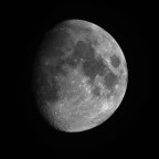 Mond (79%, zunehmend) am 02.01.2022 - aufgenommen mit der Vaonis Stellina