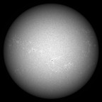 Sonne im Bereich 393.3 nm (CaK) +/- 1.5 nm um 17:13 MESZ