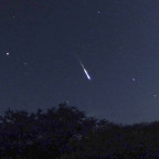 Meteor, aufgenommen von meiner Allsky-Kamera am 17.06.2022