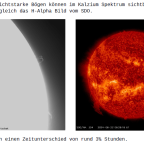 Protuberanz mit Kalzium Filter