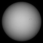 Sonne 13.08.2023 - 8" Newton - EOS 700D - Weißlicht