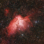 Zauberernebel (NGC 7380) - 3 Stunden - Schmalband+RGB - OSC ToupTek 2600 Color - Skywatcher 8" Quattro f/4