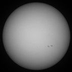 Sonne 01.11.2023 - 8" Newton - EOS 700D - Weißlicht