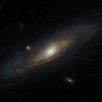 M31 zwischen den Wolken ;-)