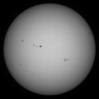 Sonne 30.07.2023 - 8" Newton - EOS 700D - Weißlicht