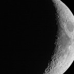 Zunehmender Mond (25 %) vom 2.4.2025