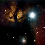 NGC2024 Flammen-Nebel und NGC2023 mit 76/700