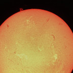 Sonne in H-Alpha am 25.06.2023
