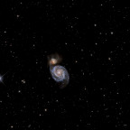 M51 Whirlpool Galaxy and friends