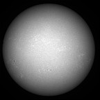 Sonne im Bereich 393.3 nm (CaK) +/- 1.5 nm am 20. August 2025 um 16:49 MESZ