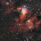 SH2-155 Cave Nebula