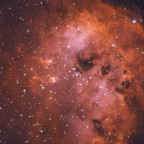 IC410 der Kaulquappen Nebel Bi-Colir