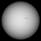 Sonne 11.09.2023 - 8" Newton - EOS 700D - Weißlicht