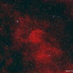 Ishida Weinberger 2  (IsWe2), ein planetarischer Nebel im Sternbild Kepheus