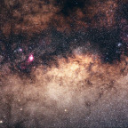 Milchstraße Zentrum (central bulge) im Schützen