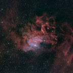 Flammensternnebel (IC 405) - 1h - RGB+Schmalband - OSC ToupTek 2600 Color - Skywatcher 8" Quattro f/4