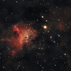 IC 417 bei fast Vollmond