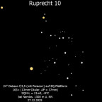 Ruprecht 10, ein Offener Sternhaufen in Canis Major
