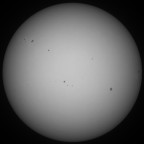 Sonne 20.01.2024 - 8" Newton - EOS 700D - Weißlicht