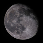 Abnehmender Mond (91 %) am 28.01.2024