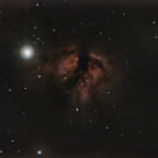 NGC 2024 Flammen-Nebel mit der Vaonis Stellina