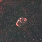 Sichelnebel (NGC6888) - ca. 2 Std. - RGB/Schmalband - OSC ToupTek 2600 Color - Skywatcher 8" Quattro f/4