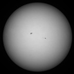 Sonne 16.10.2023 - 8" Newton - EOS 700D - Weißlicht