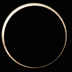 Zentrale Phase der ringförmigen Sonnenfinsternis 2005