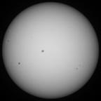 Sonne 14.01.2024 - 8" Newton - EOS 700D - Weißlicht