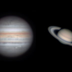 Jupiter und Saturn am 14.9.2021