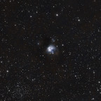 NGC7129 bei Vollmond und Saharastaub mit dem modifizierten Origin