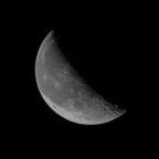 Mond am 19.09.2022 (abnehmend, 40%) - aufgenommen mit der Vaonis Stellina