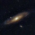 M31 mit dem Seestar S30 - 2,33 Stunden im Mosaikmodus bei Vollmond