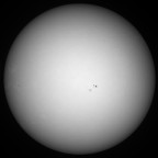 Sonne 17.12.2023 - 8" Newton - EOS 700D - Weißlicht
