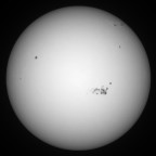 Sonne 08.05.2024 - 8" Newton - EOS 700D - Weißlicht