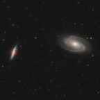 Galaxienpärchen Messier 81 & 82