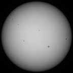 Sonne 19.01.2024 - 8" Newton - EOS 700D - Weißlicht