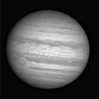 Jupiter und Io, 60 mal 30 s animiert